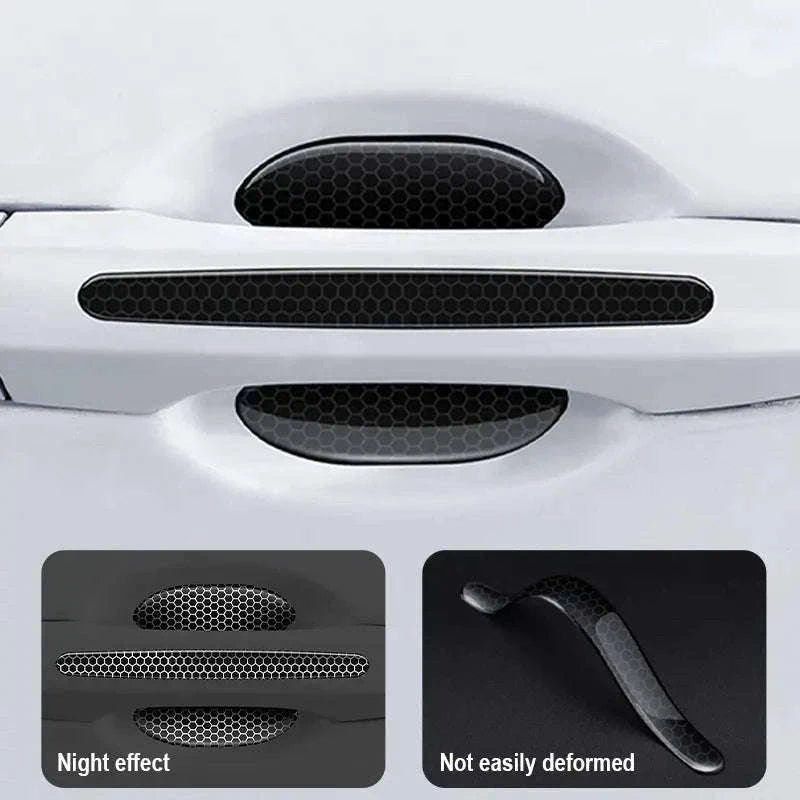 Car Door Handle Protective Film with Reflective Trim-Option A
