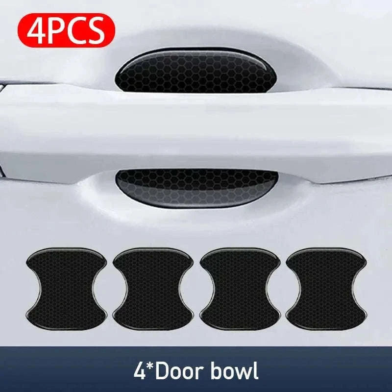 Car Door Handle Protective Film with Reflective Trim-Option A