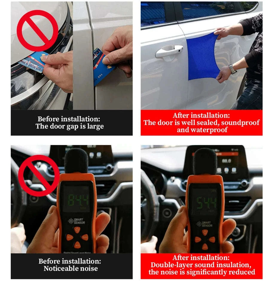 Car Door Seal Strip Double-Layer Weatherstripping-Large 25m