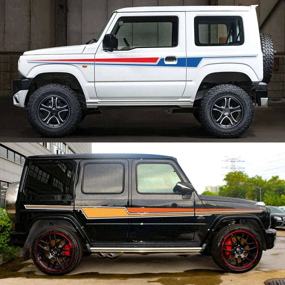 Car Door Side Stickers Decal Kit-C