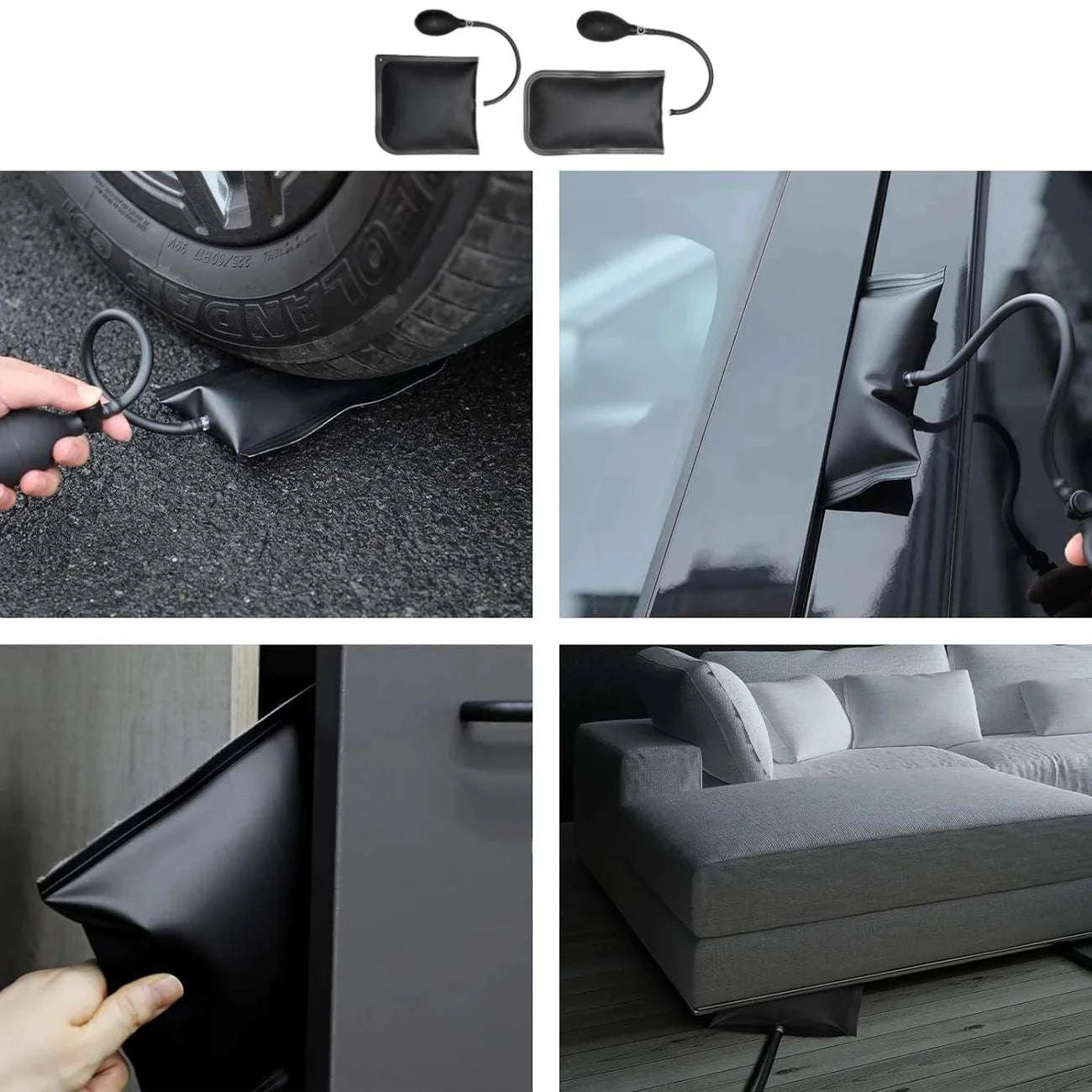 Car Door Unlock Tool Kit with Air Wedge Pump & Repair Rods-25Pcs / United States