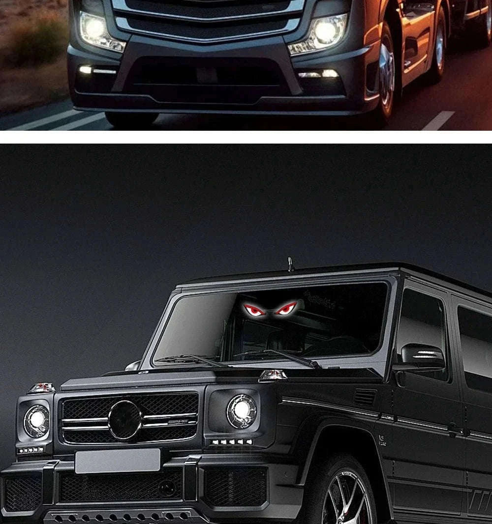 Car Dynamic Expression LED Warning Light-Y2 Red-White