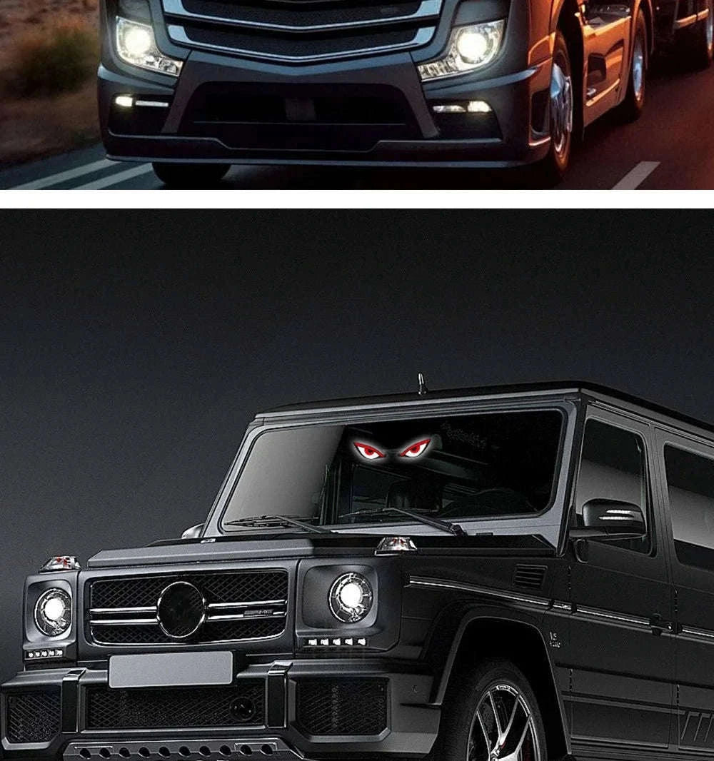 Car Dynamic Expression LED Warning Light-Y2 Red-White