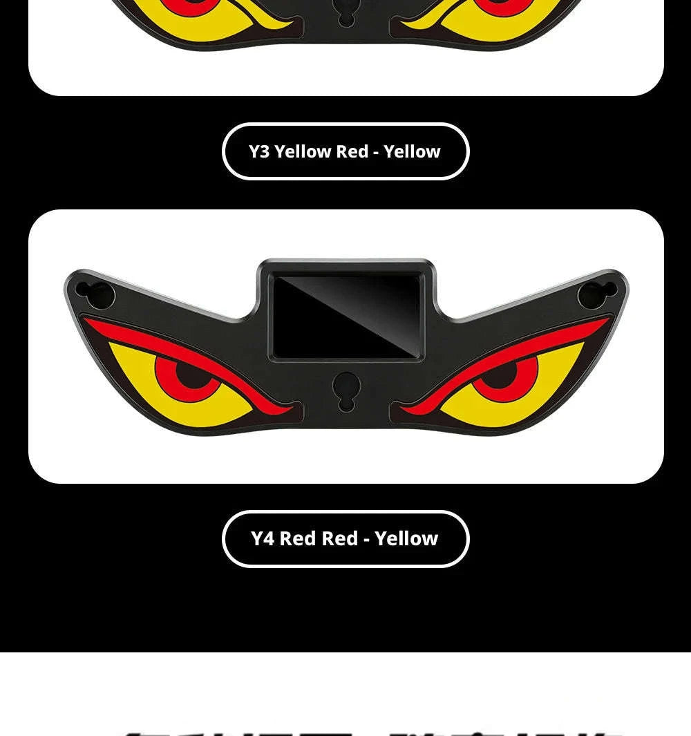 Car Dynamic Expression LED Warning Light-Y2 Red-White