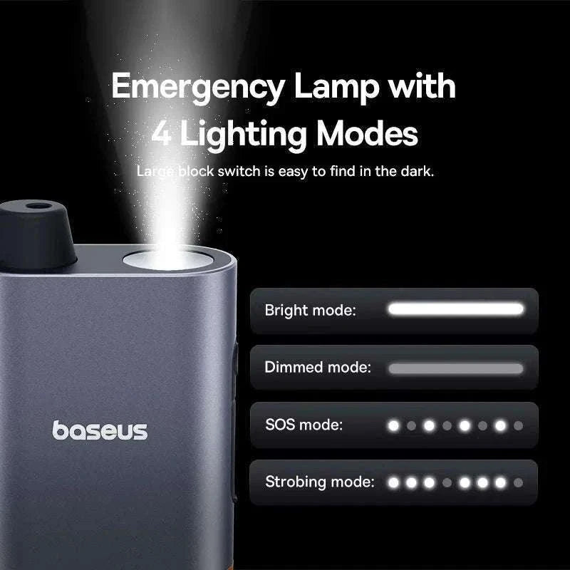 Car Emergency Hammer with Seatbelt Cutter & LED Safety Lamp-Black