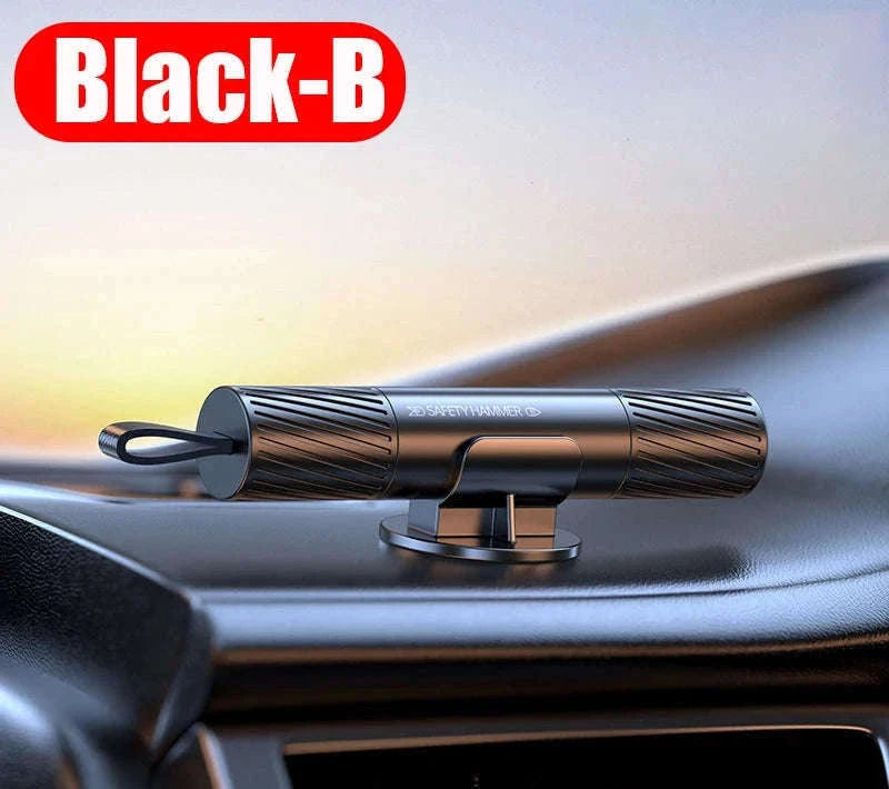Car Emergency Window Breaker and Seat Belt Cutter-Black A / China Mainland