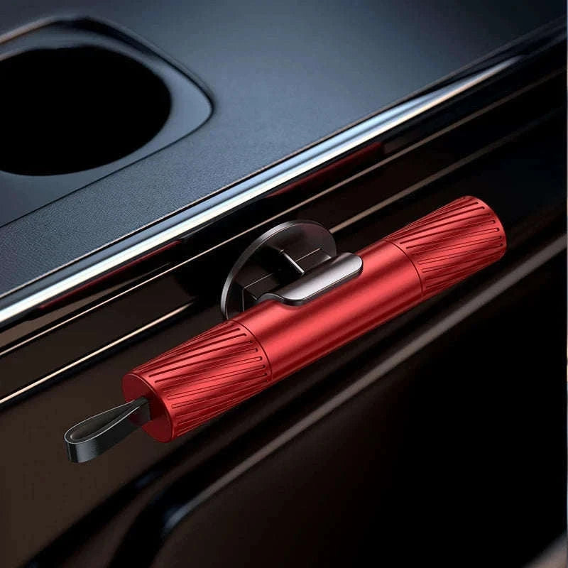 Car Emergency Window Breaker and Seat Belt Cutter-Black A / China Mainland