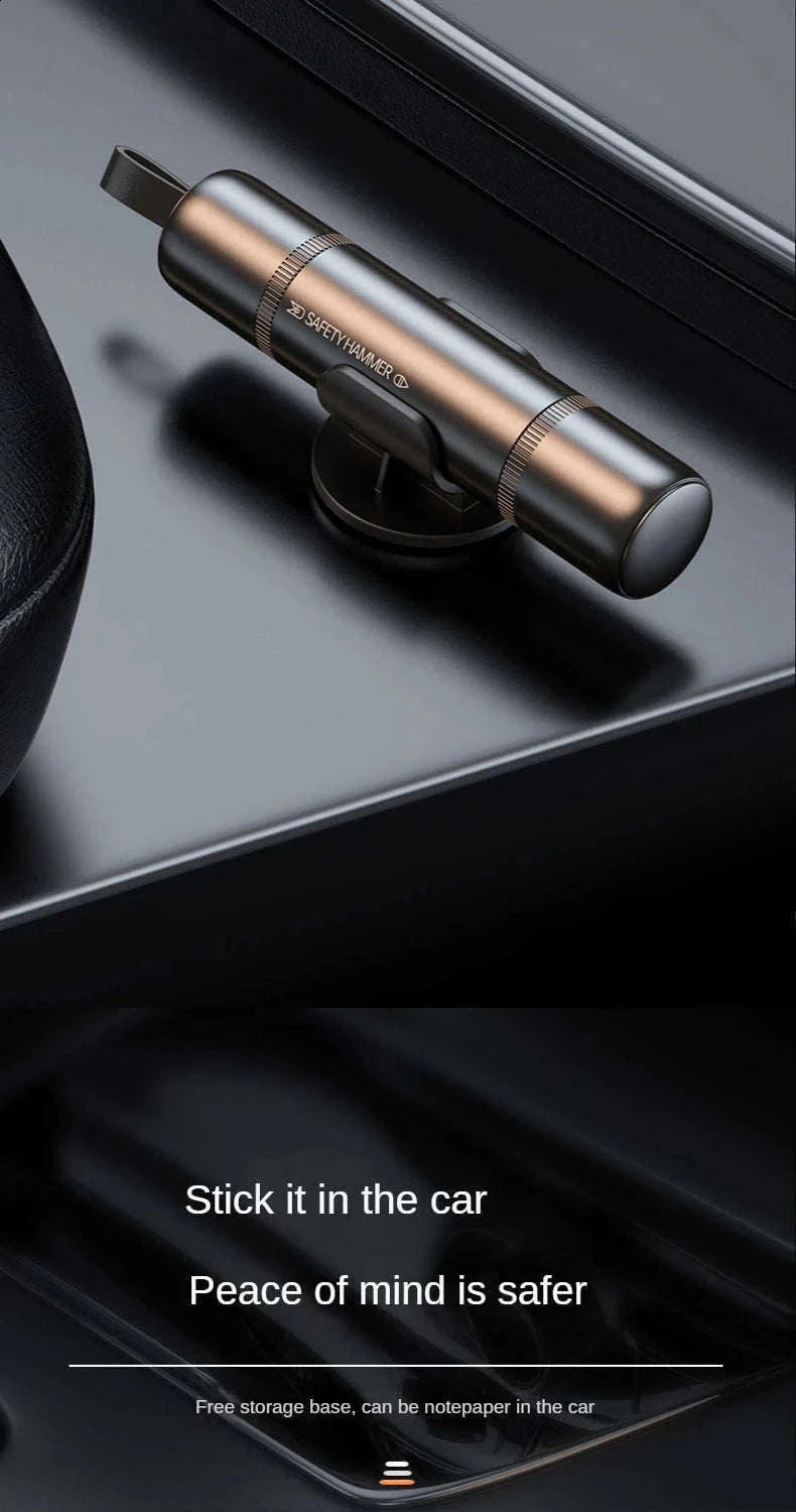 Car Emergency Window Breaker and Seat Belt Cutter-Black A / China Mainland