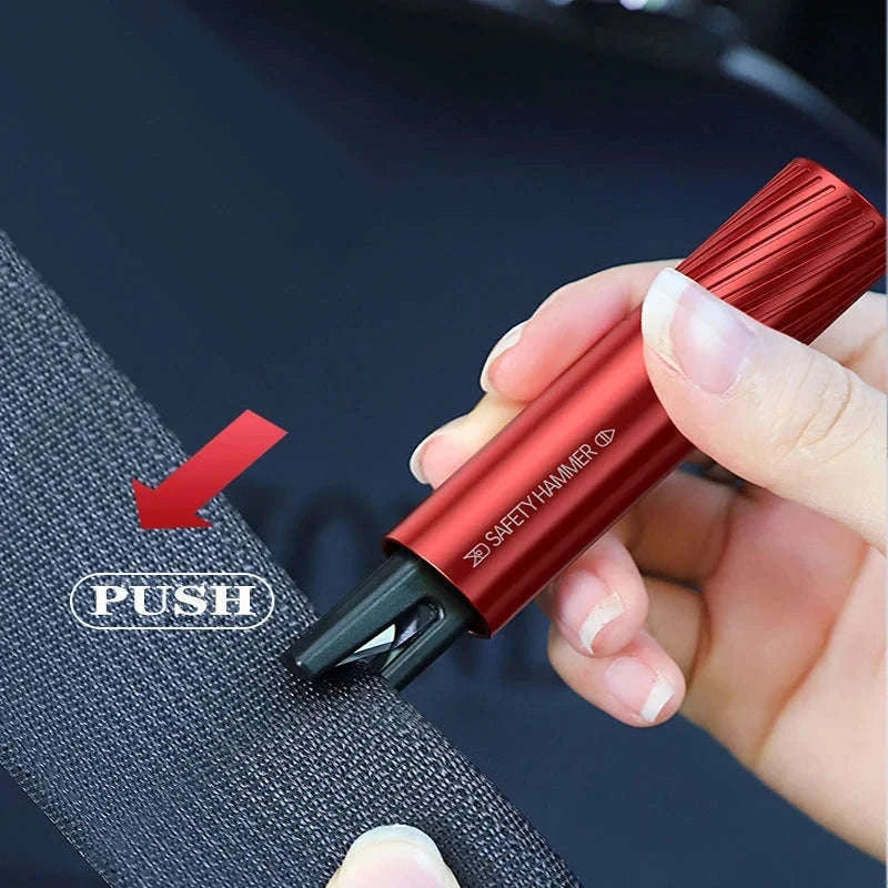 Car Emergency Window Breaker and Seat Belt Cutter-Black A / China Mainland