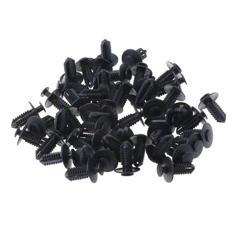 Car Fastener Clips Mixed Push Retainer Pin Rivet Kit-D 100Pcs (Bagged)