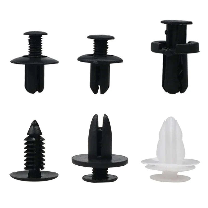 Car Fastener Clips Mixed Push Retainer Pin Rivet Kit-D 100Pcs (Bagged)