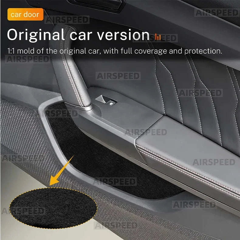 Car Front Rear Door Map Pocket Sticker for Seat Leon and Cupra-Polyester Sticker / Germany