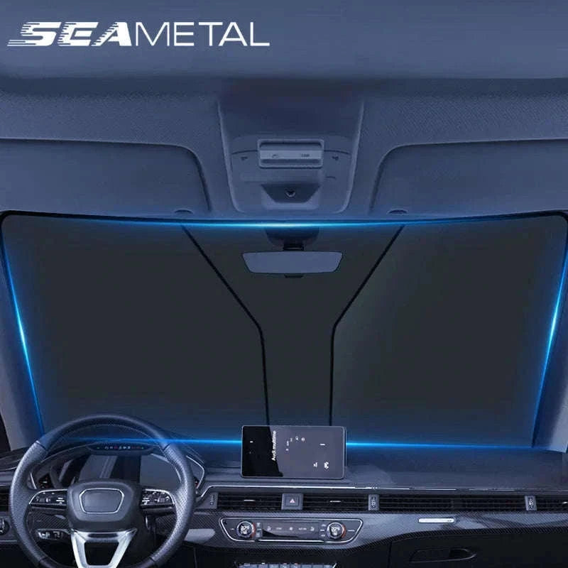 Car Front Sunshade Foldable Windshield Sun Blocker-Large size