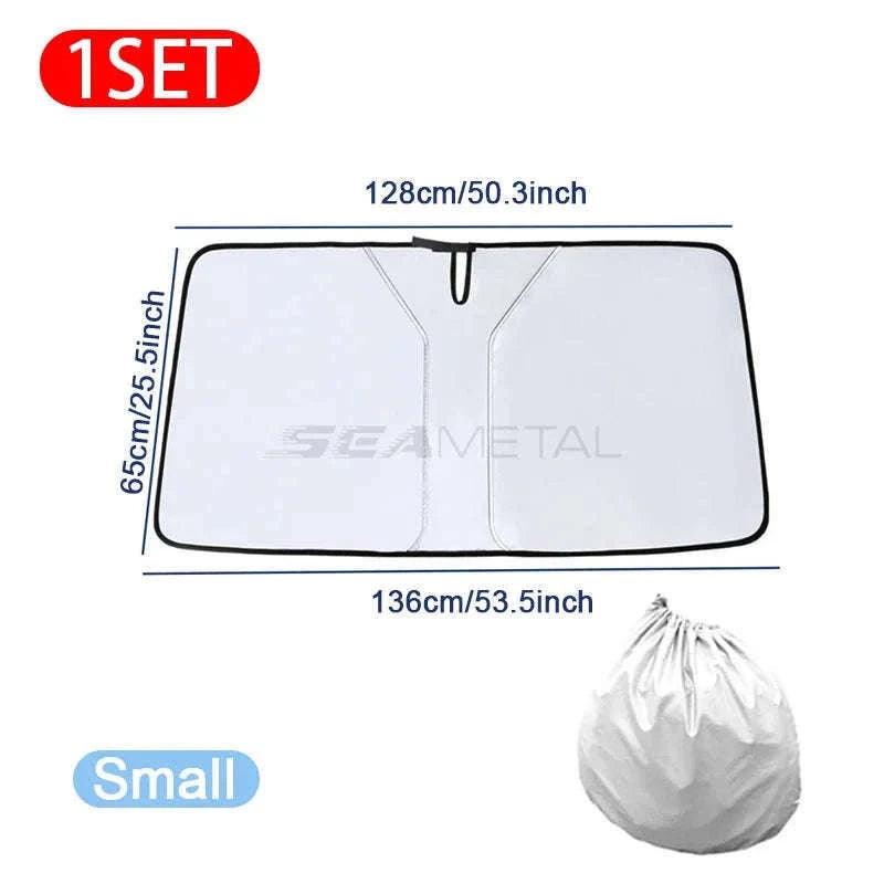 Car Front Sunshade Foldable Windshield Sun Blocker-Large size