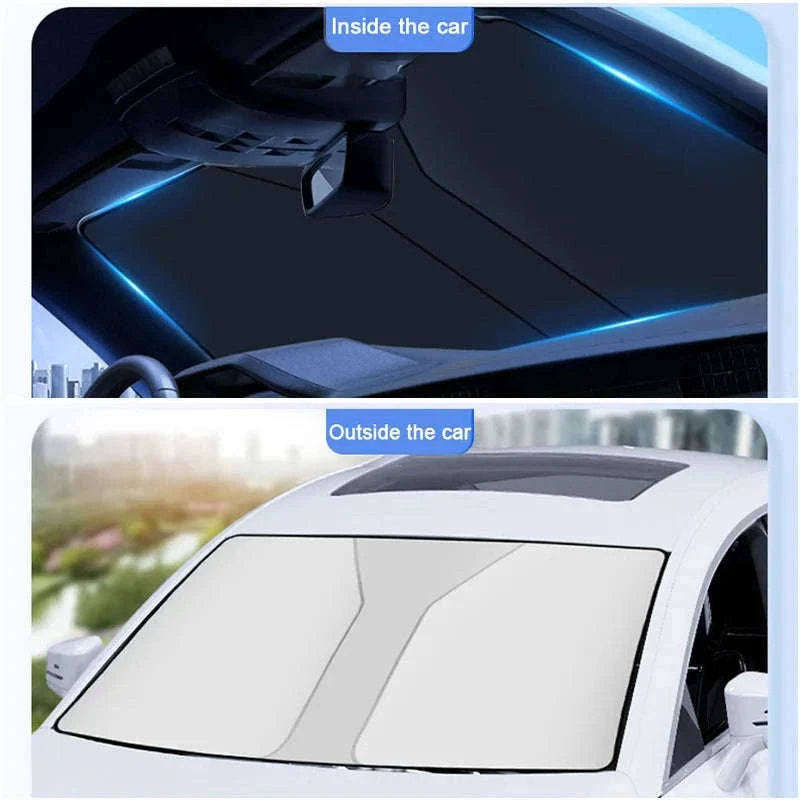 Car Front Sunshade Foldable Windshield Sun Blocker-Large size