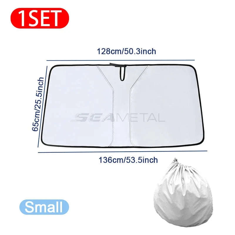 Car Front Sunshade Foldable Windshield Sun Blocker-Large size