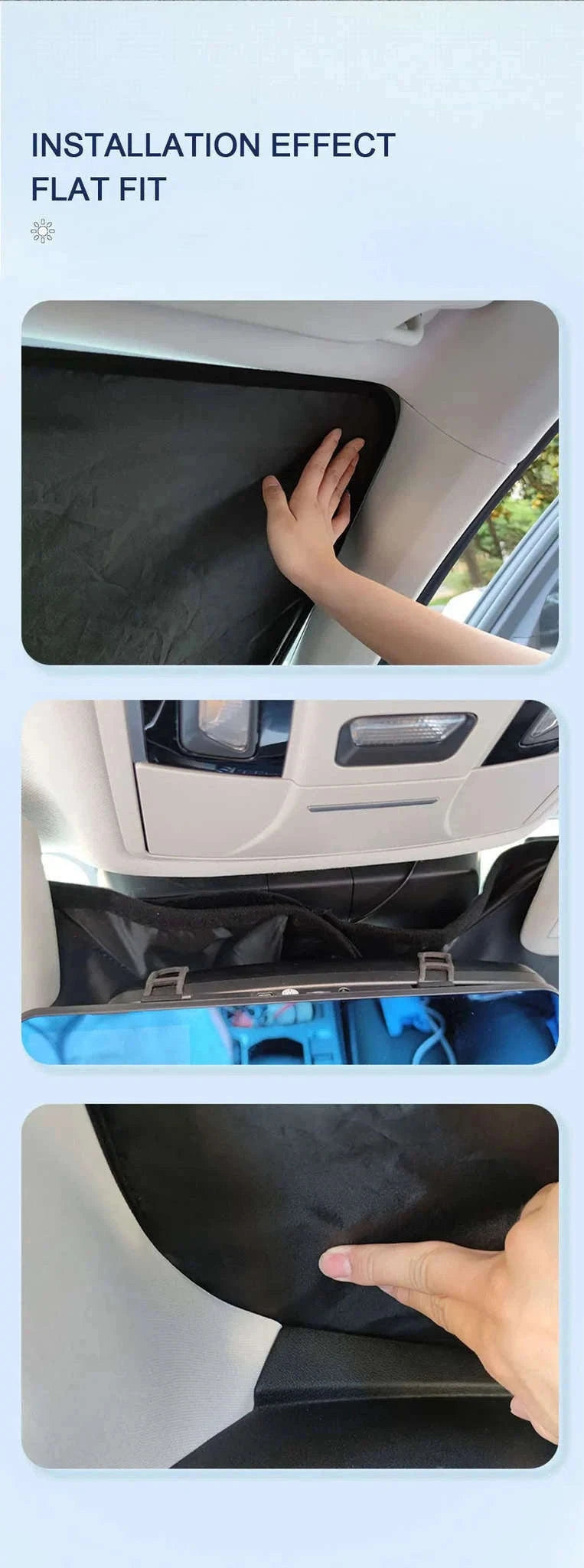 Car Front Sunshade Foldable Windshield Sun Blocker-Large size