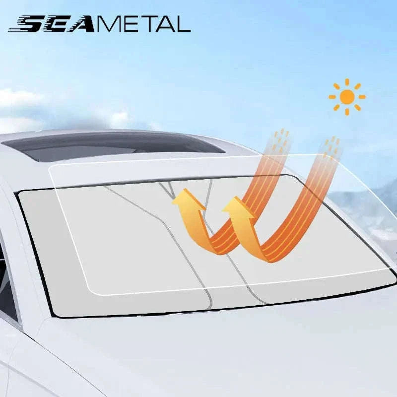 Car Front Sunshade Foldable Windshield Sun Blocker-Large size