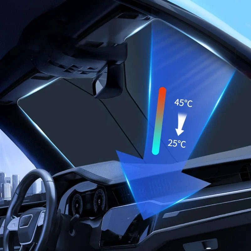 Car Front Sunshade Foldable Windshield Sun Blocker-Large size