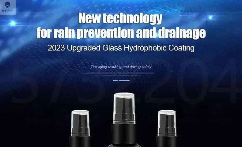 Car Glass Hydrophobic Coating Spray for Clearer Rainy Driving-200ml