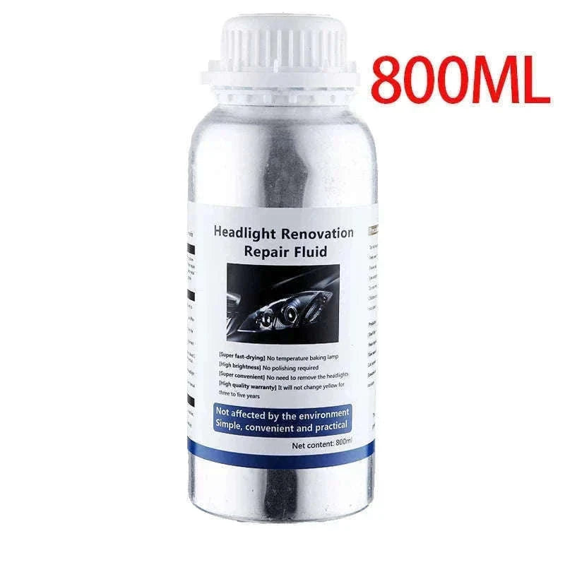 Car Headlight Repair Fluid for Clear, Bright Headlights-two piece / france