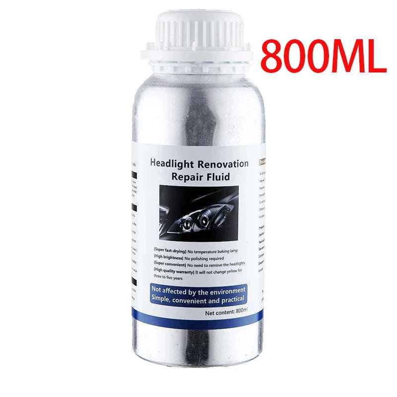Car Headlight Repair Fluid for Clear, Bright Headlights-two piece / spain