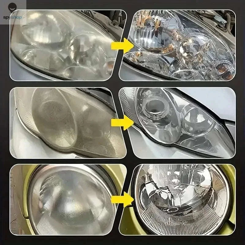 Car Headlight Restoration Kit – Scratch Removal and Oxidation Repair-1PCS