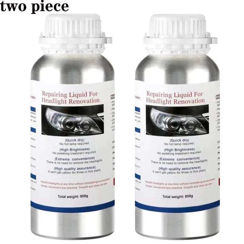 Car Headlight Restoration Liquid 800ml Polymer Polish Cleaner-800g Repair Fluid X2 / Poland