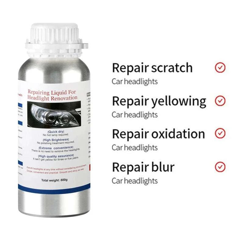 Car Headlight Restoration Liquid 800ml Polymer Polish Cleaner-800g Repair Fluid X2 / Poland