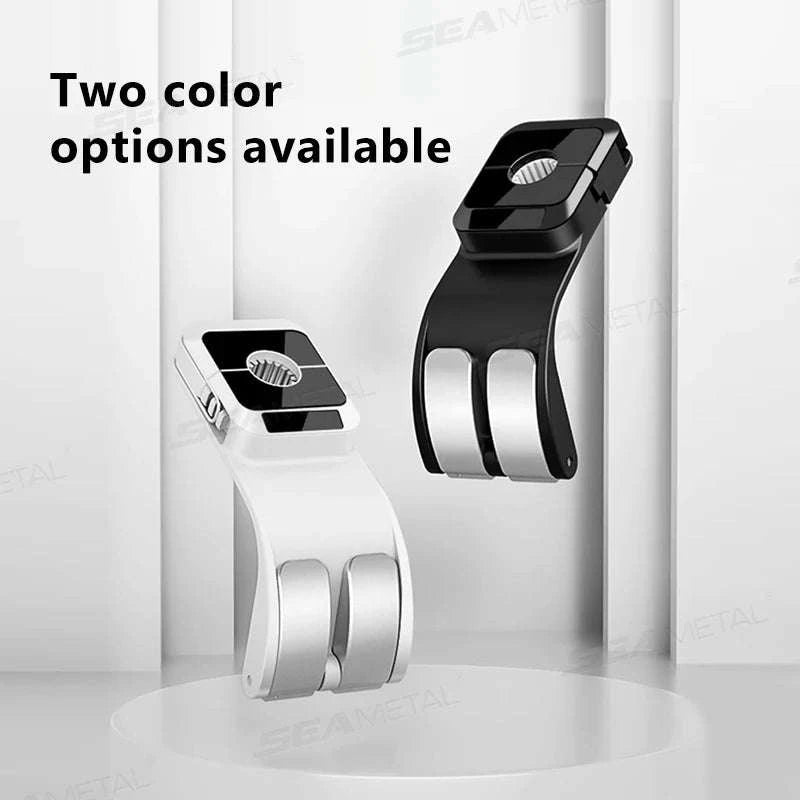 Car Headrest Hook 25kg Foldable Rear Seat Hanger-1pc