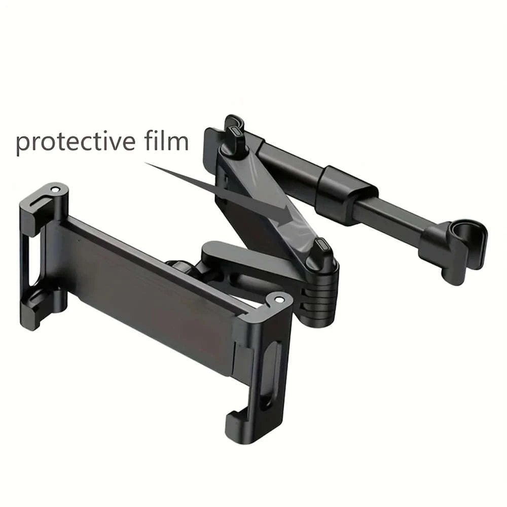 Car Headrest Tablet Holder for 4.5-12.9 Inch Devices-Red