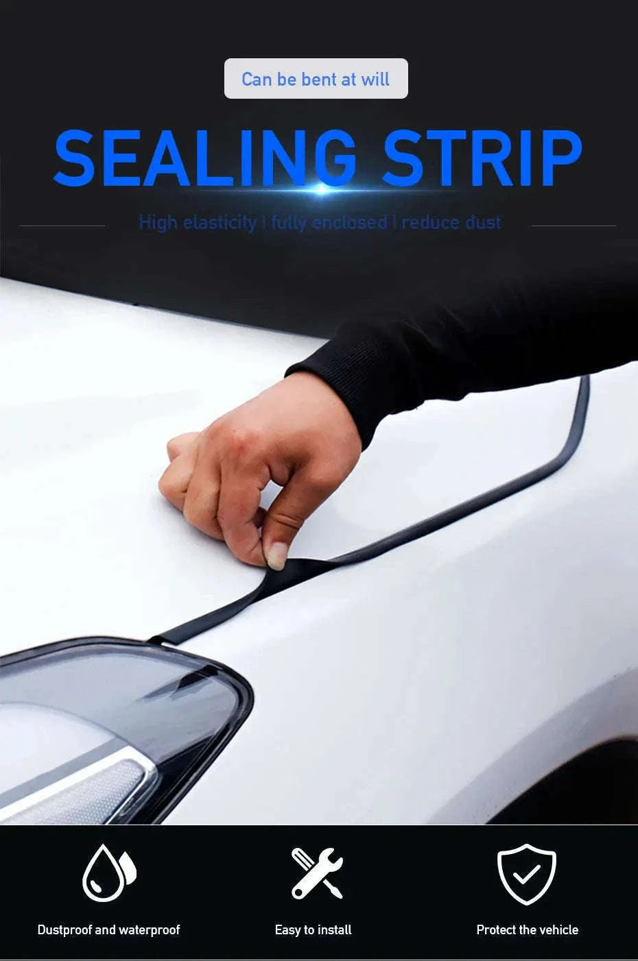 Car Hood Seal Strip-4meters seal strip