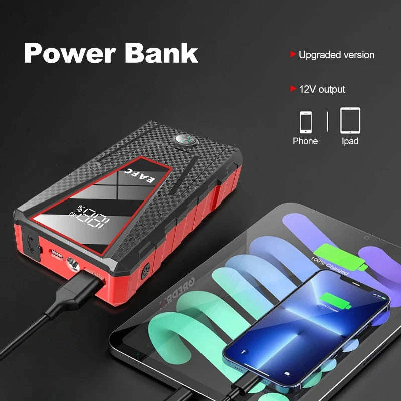 Car Jump Starter 1200A Portable Power Bank-600A black 1 / spain