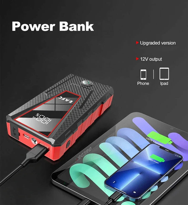 Car Jump Starter 1200A Portable Power Bank-600A black 1 / spain