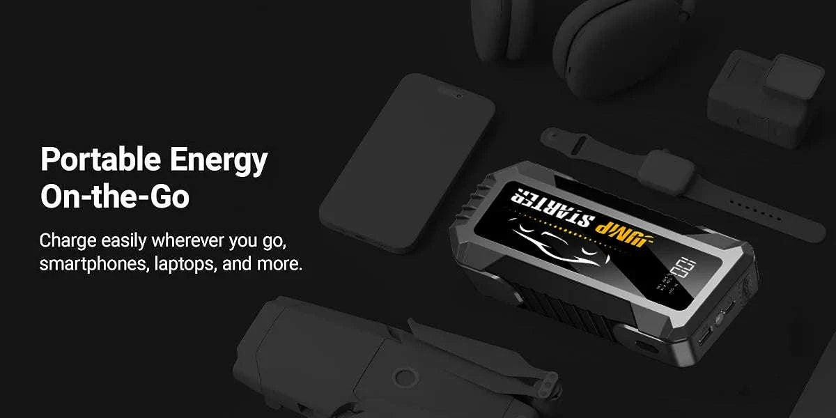 Car Jump Starter 7000A 29800mAh Battery Pack for 12V Cars-United States