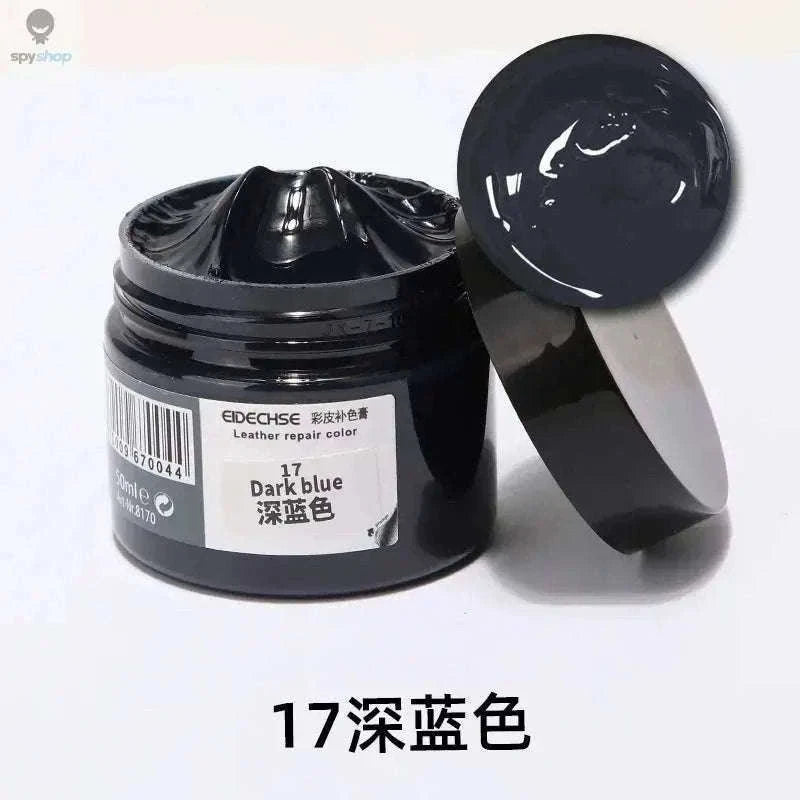 Car Leather Repair Kit Liquid Recoloring Balm 50ml-Dark Blue