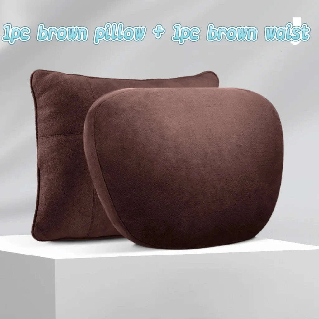 Car Neck Pillow for Comfortable Head and Neck Support-Brown Pillow