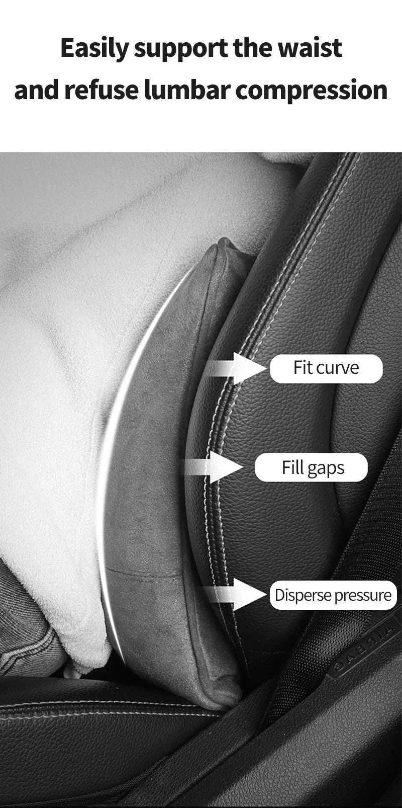 Car Neck Pillow for Head and Neck Support-Brown Pillow