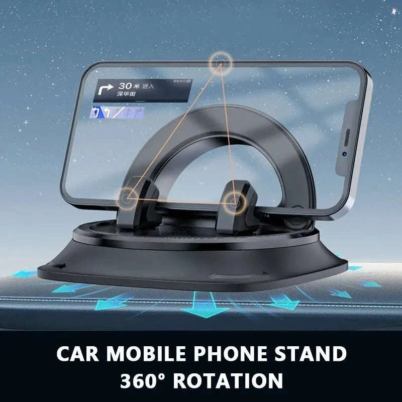 Car Phone Mount Anti-Slip Silicone Dashboard Holder-Option C