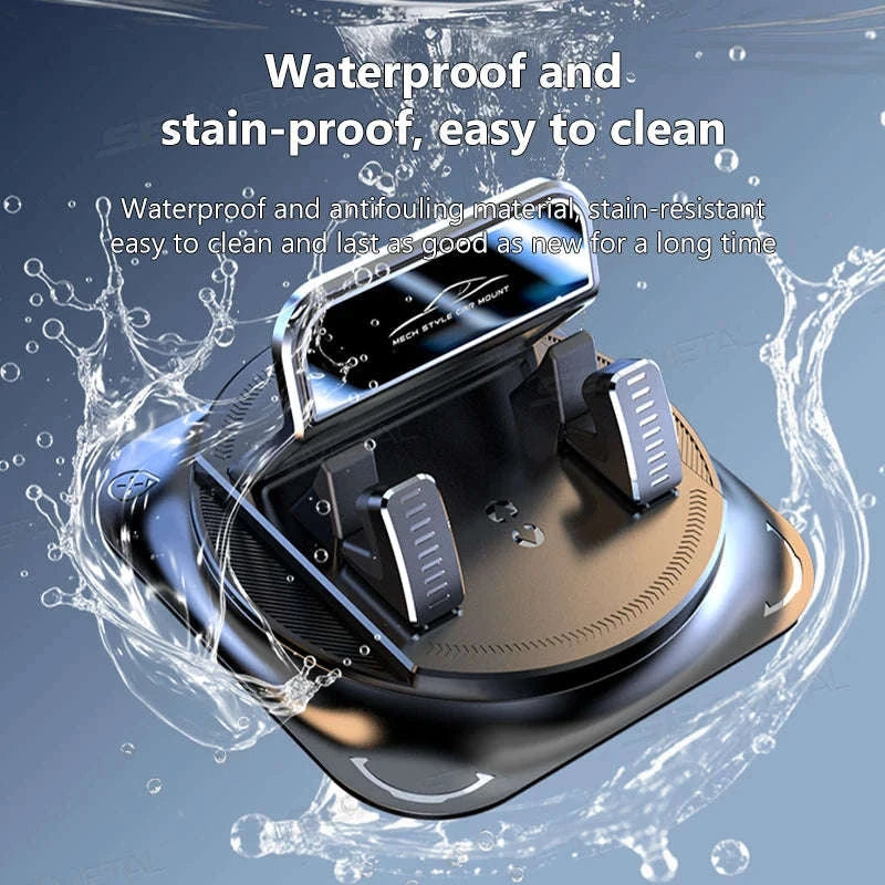 Car Phone Mount Anti-Slip Silicone Dashboard Holder-Option C