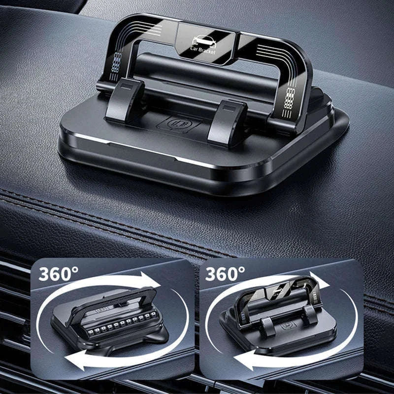 Car Phone Mount Anti-Slip Silicone Dashboard Holder-Option C