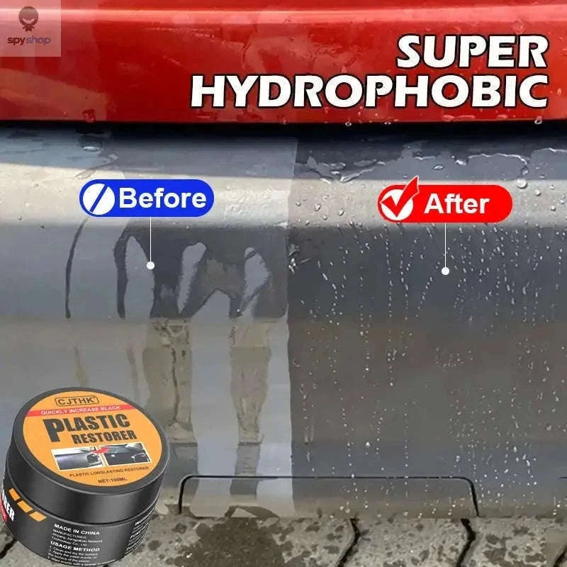 Car Plastic Restorer Back to Black Gloss Finish-80g