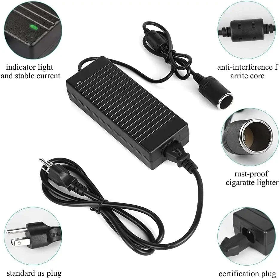 Car Power Adapter AC to DC Converter 12V 15A 160W-UK Plug