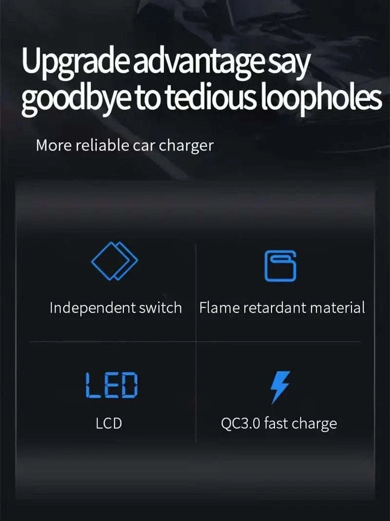 Car Power Inverter 12V/24V to 110V/220V with LED Display-Inverter