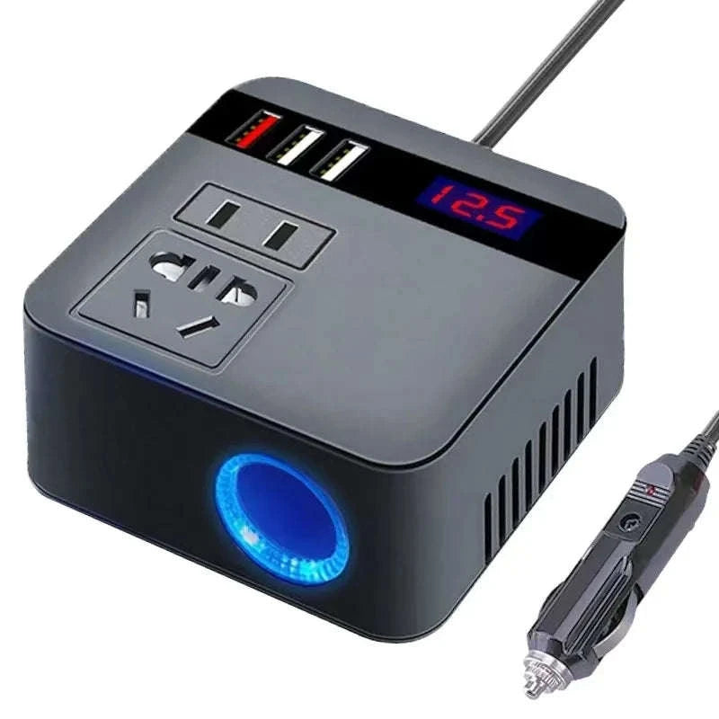 Car Power Inverter 12V/24V to 110V/220V with LED Display-Inverter
