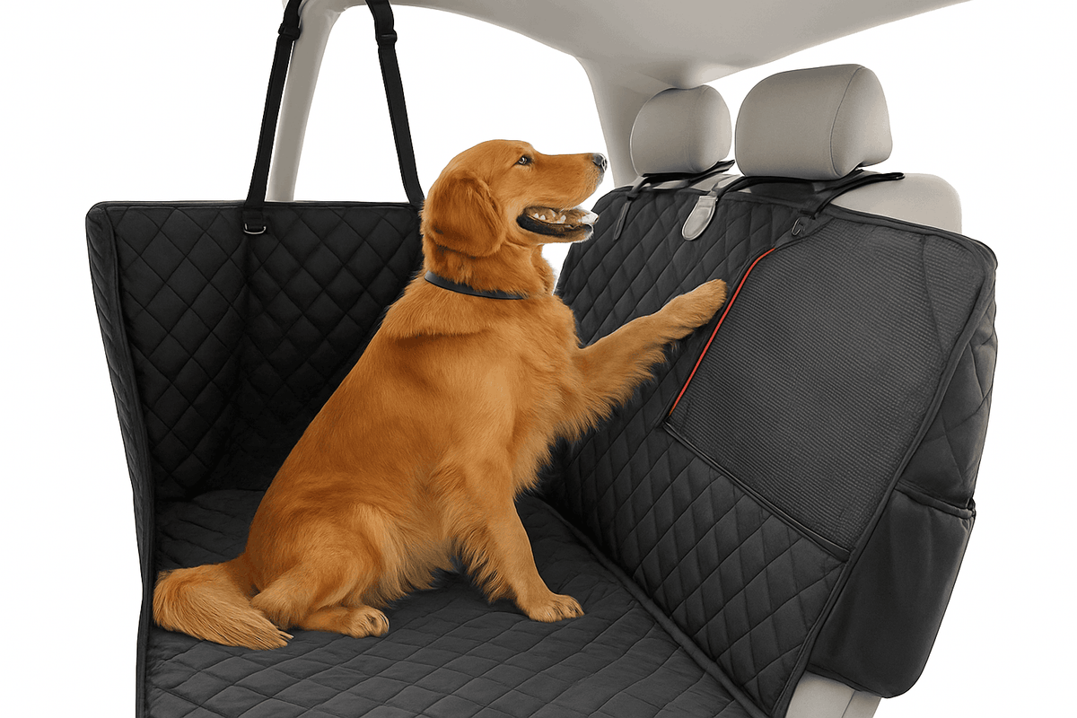 Car Rear Seat Cover for Dog Waterproof Oxford Cloth Seat Protector-1 pc