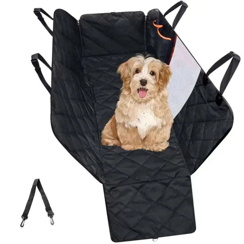 Car Rear Seat Cover for Dog Waterproof Oxford Cloth Seat Protector-1 pc