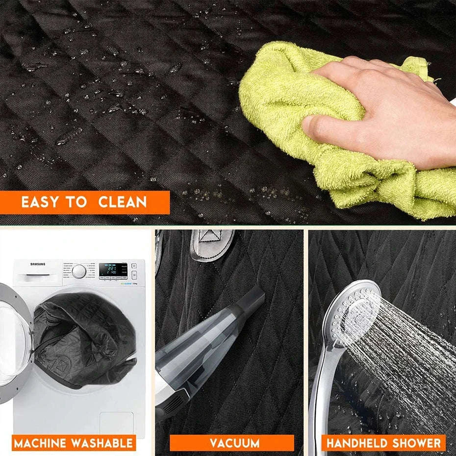 Car Rear Seat Cover for Dog Waterproof Oxford Cloth Seat Protector-1 pc