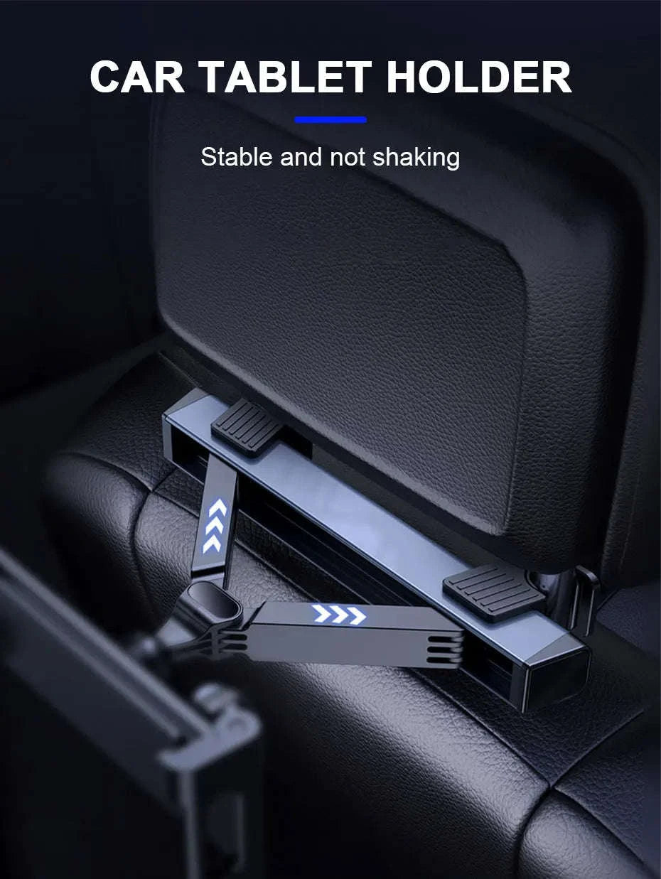 Car Rear Seat Telescopic Tablet Holder for 4-12.9 Inch Devices-1 pc