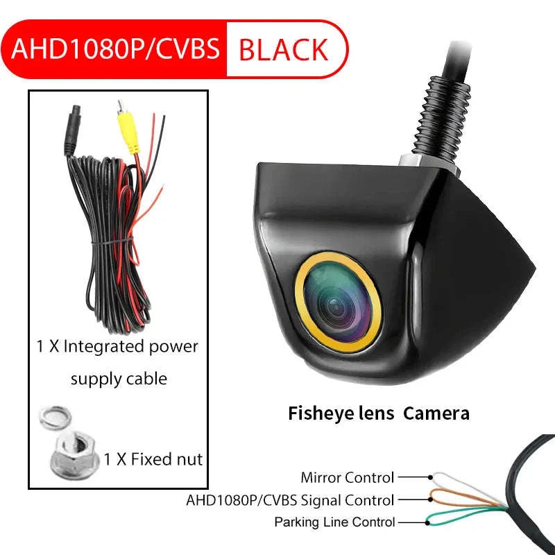 Car Rear View Camera 1080P Wide Angle Night Vision-017-SR-CVBS-1080P / 12 V